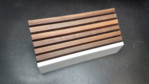 Linea 7x2 | Magnet Wandhalterung 6tlg | Walnuss